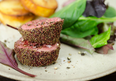 Beef Fillet with Seagreens and Wild Sumac Crust